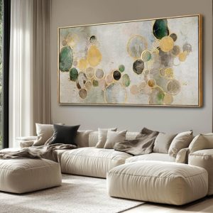 Art Gold Circle Painting