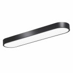 black rectangle kitchen light with slim LED design
