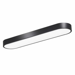 black rectangle kitchen light with slim LED design