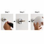 Wall lamp installation steps Sora glass ball wall light Singapore