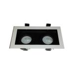 downlight recessed light BW Twin black white fitting