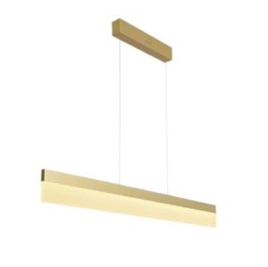 Pendant Light Linear Sleek Gold