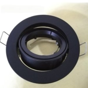 Round Downlight LED GU10 Light Bulb – Black