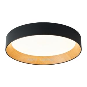 Ceiling Light Scandinavian Japandi Lighting – Black Wood