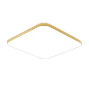 LED Ceiling Light Gold Square