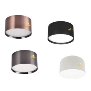 Round LED Ceiling Light Circular Cylinder – 2033 Antique Rose Gold