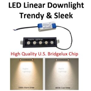 LED Linear Recessed Downlight 10W