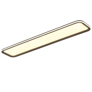 ectangle ceiling light black slim LED ceiling fitting