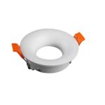 halo light sandy white recessed downlight fitting with GU10 opening