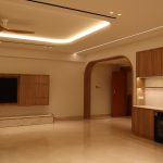 led strip lights for ceiling cove and cabinet lighting in warm white living room
