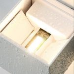 Waterproof square outdoor wall light with built-in LED