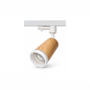 Ceiling track light fixture pinewood GU10 spotlight