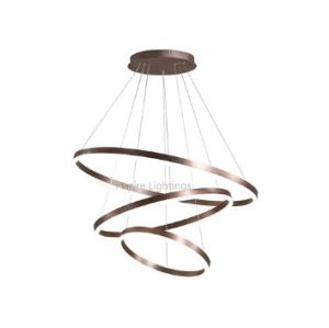LED Hanging Light Cocoa 3 Rings
