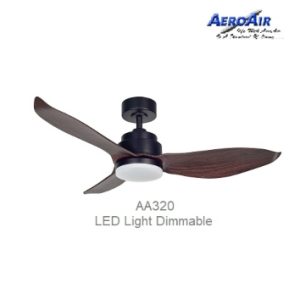 AeroAir AA320 Ceiling Fan Black Frappe