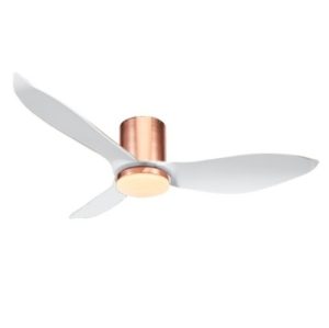 AeroAir AA335 Ceiling Fan Rose Gold Hugger White Blade