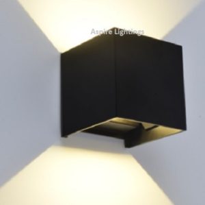 LED Wall Light Square Black