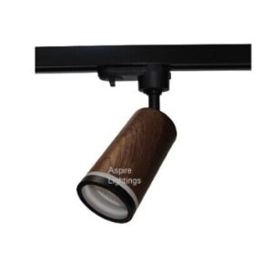 LED Track Lighting Walnut Wood