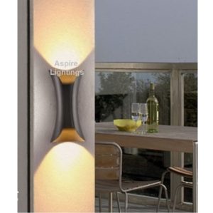 LED Wall Light Fleur Gold Black