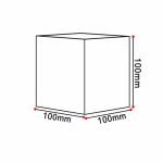 Outdoor wall light dimensions 100mm square cube design