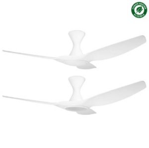 Point One Cyclone VSPEC IV Hugger Ceiling Fan – White