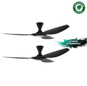 Point One Cyclone VSPEC-IV RS Hugger Ceiling Fan – Black