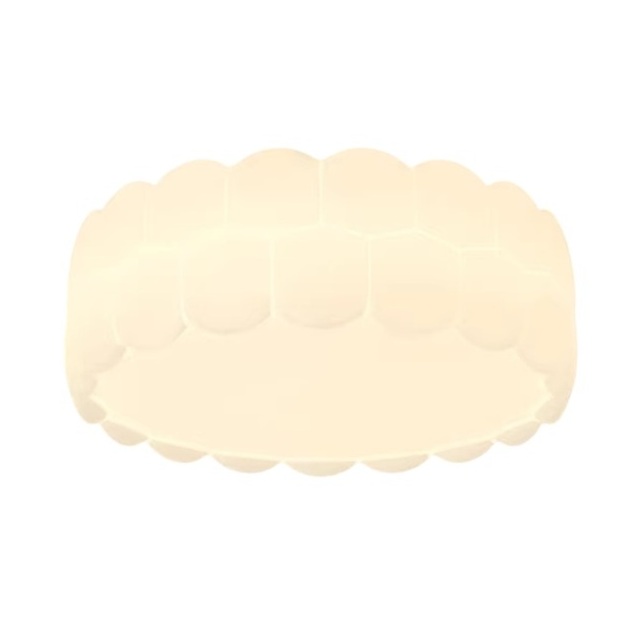 LED ceiling light Clara round with soft warm white glow, acrylic lampshade, modern home lighting