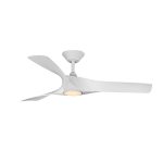 Mowe ceiling fan white 52 inch ceiling fan with light