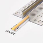 8mm LED Strip for aluminium profile installation