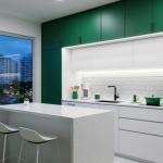 COB LED strip lights for kitchen under cabinet lighting in 6000K daylight