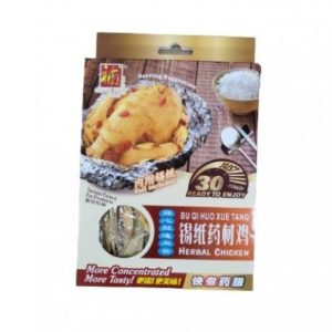 BU QI HUO XUE TANG 100GM ( Herbal Chicken Tonic Soup) 锡纸药材鸡