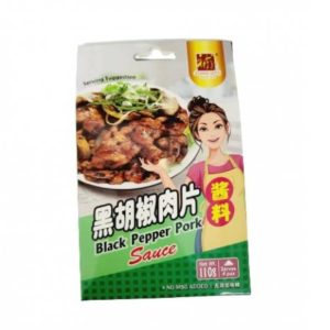 黑胡椒肉片酱料 BLACK PEPPER PORK SAUCE 110g