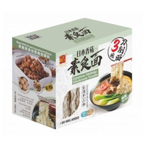 JAPANESE SHIITAKE MUSHROOM NOODLE (KNIFE SLICED NOODLE) 日本香菇素食面 (DA006)