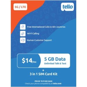 Tello Mobile Prepaid Phone