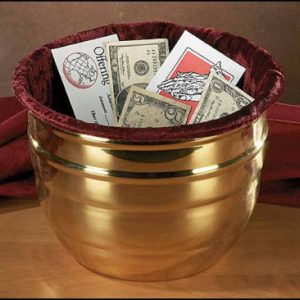 Offering Pot with Velvet Bag