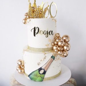 Champagne Popping Cake