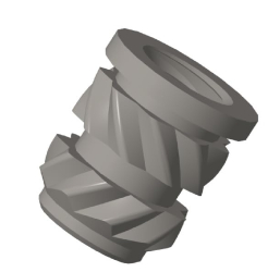 Stainless Steel Threaded Insert D2.9 x L3.3 x M1.6 x P0.35 mm