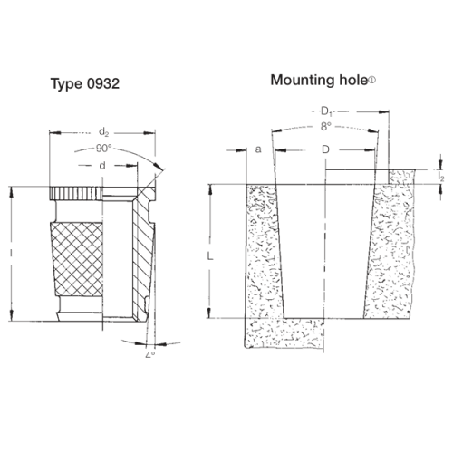 Amtec Hitsert 2 Brass Insert M2 x 5mm, Pack of 100, 0932 102 0005 - Image 2