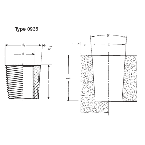 Amtec Hitsert 3 Brass Insert M3 x 5mm, Pack of 100, 0935 1030 005 - Image 2