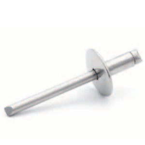 RIVQUICK® Blind Rivet 4.8mm (For 4mm to 6mm), Extra Large Head, Stainless Steel Body with Stainless Steel Mandrel, Pack of 100, 220 336 48100
