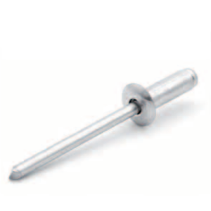 RIVQUICK® Blind Rivet 3.2mm (For 1mm to 3mm), Flat Head, Aluminum Body with Aluminum Mandrel, Pack of 100, 220 371 32060