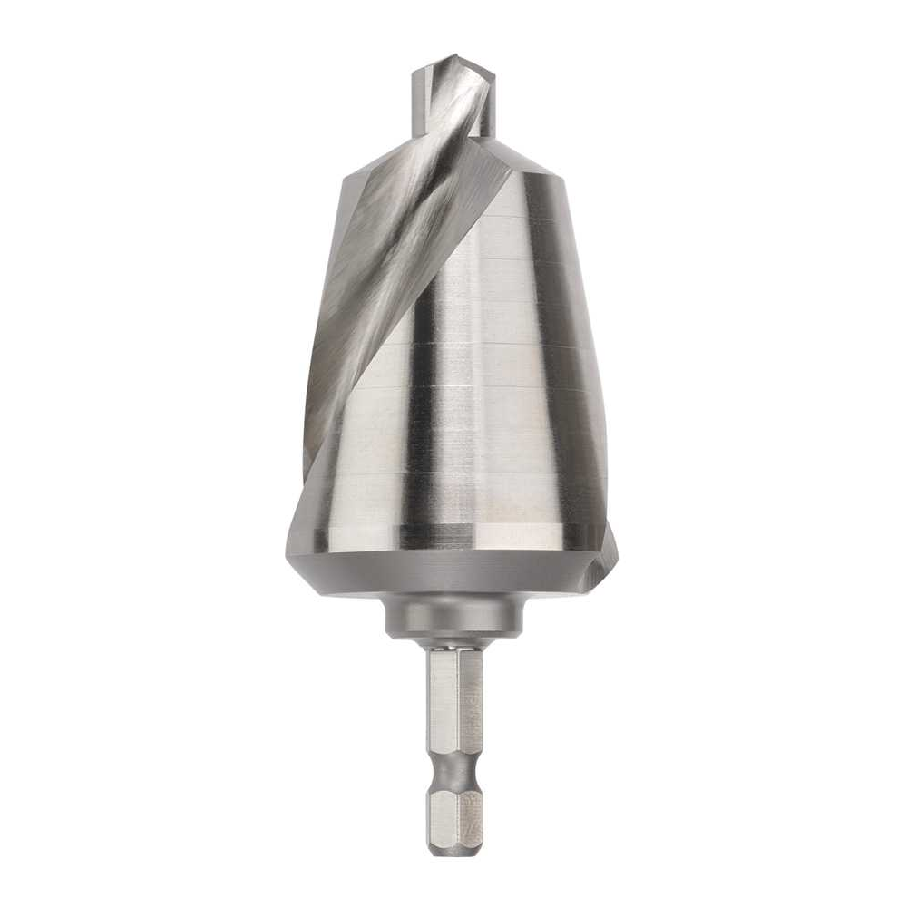 Bordo 10-40mm IMPACT Hex Shank M2-HSS Cone Drill, 2605-M4