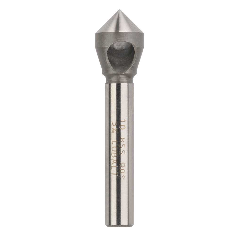 Bordo 10mm 90 Degree HSS Co5 Bright Cross Hole Countersink, 3840-10