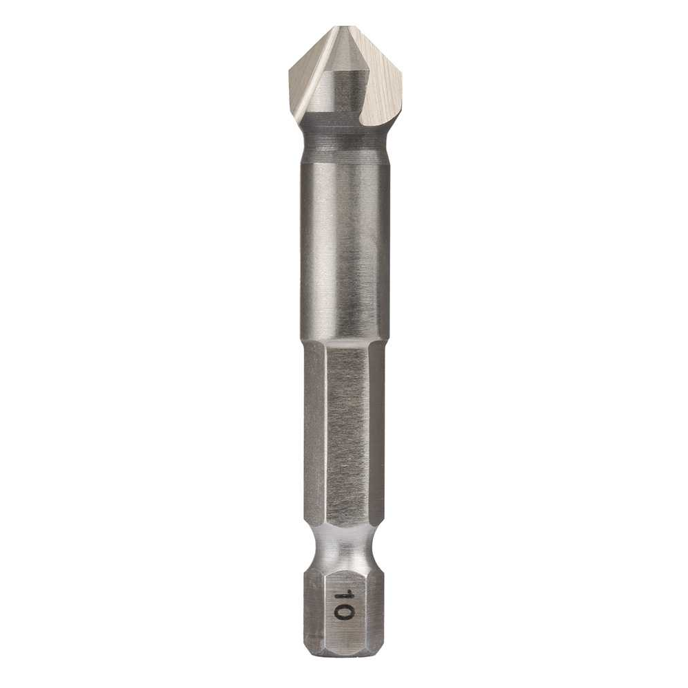Bordo 10.0mm HSS Countersink Triple Flute 90 Deg. Bright Hex Shank, 3846-10