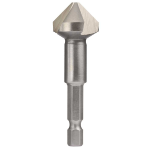 Bordo 20.5mm HSS Countersink Triple Flute 90 Deg. Bright Hex Shank, 3846-20.5
