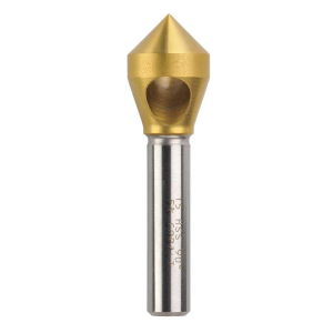 Bordo 15mm 90 Degree HSS Co5 TiN Coated Cross Hole Countersink, 3850-15