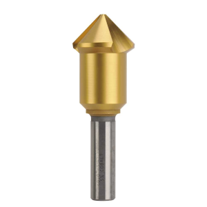 Bordo 40mm 90 Degree HSS Co5 TiN Coated Triple Flute Countersink, 3853-40
