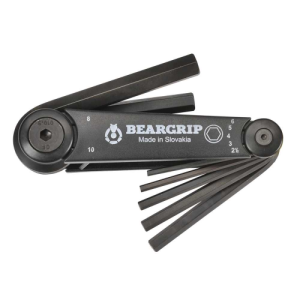 Beargrip Hex Key Pocket Set 7 piece 2.5mm-10mm, BG-2292