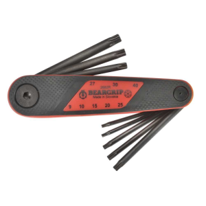 Beargrip Hex Key Swing Set 9 piece Torx T8-T40, BG-2846