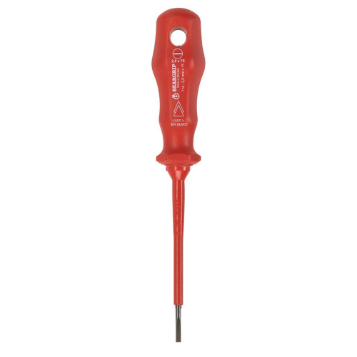 Beargrip Screwdriver VDE Slotted (Flat) 6.5mm x 150mm, BG-714-6.5