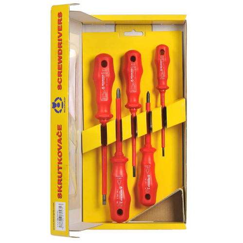 Beargrip Screwdriver Set 5 pc VDE 1000V, BG-726-VDE - Image 2